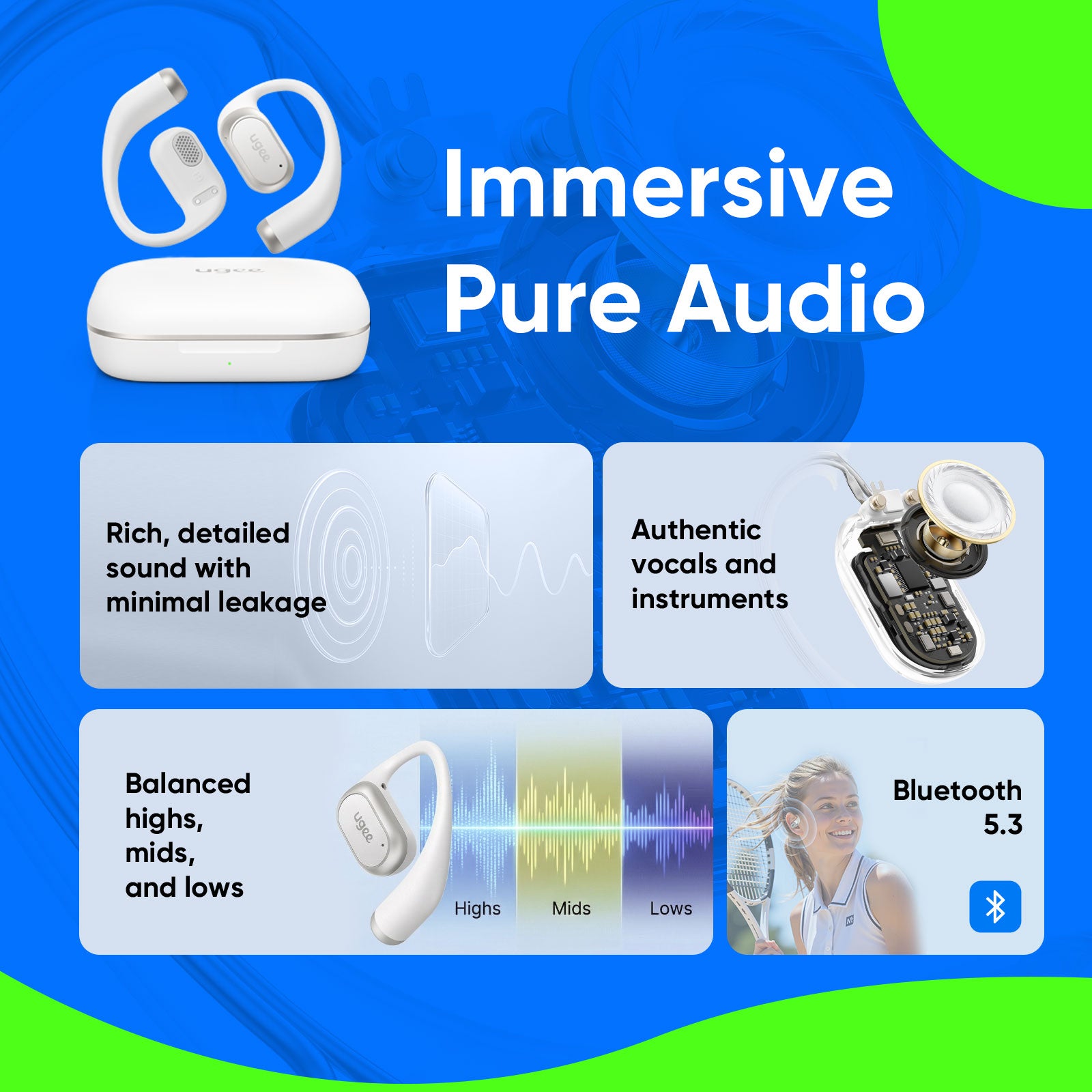 FreSound Open Earbuds for All-Day Comfort