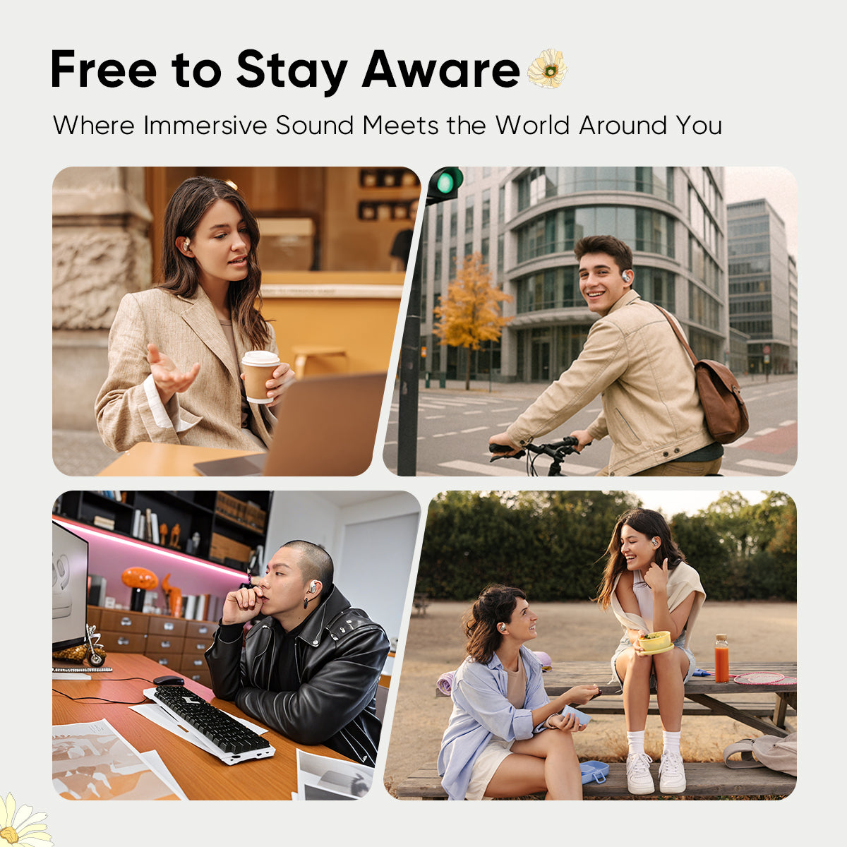 wireless open ear headphones